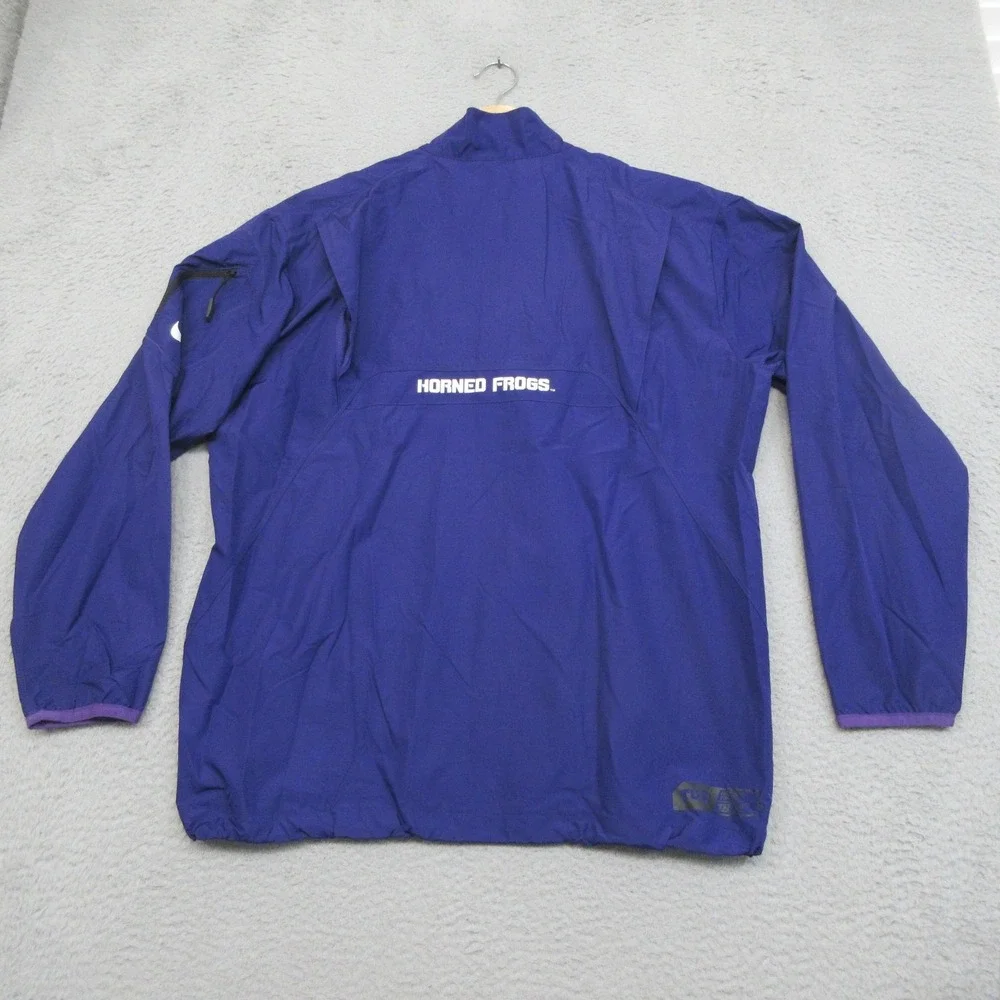 TCU Horned Frogs Nike Pullover Jacket Men M Purple NCAA Football Storm Fit Sport